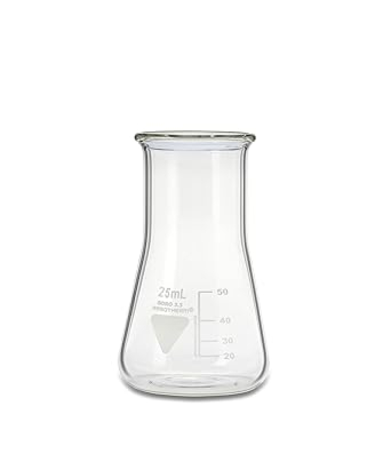 Beuta Erlenmayer Rasotherm ISO - a collo largo. Da 25 a 5000 ml.