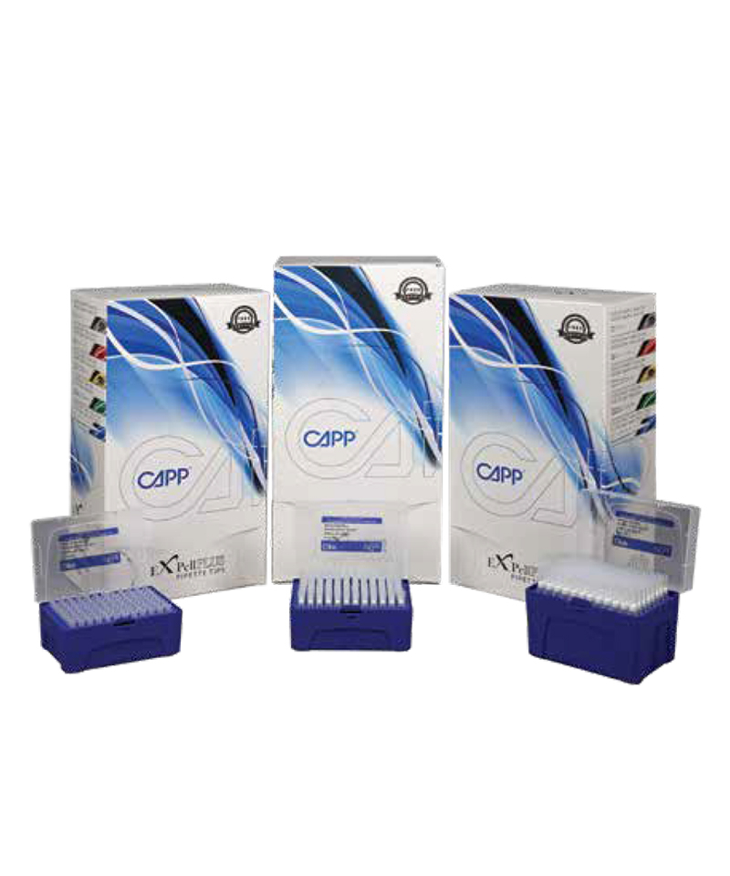 CAPP Puntali per pipette in rack Expell
