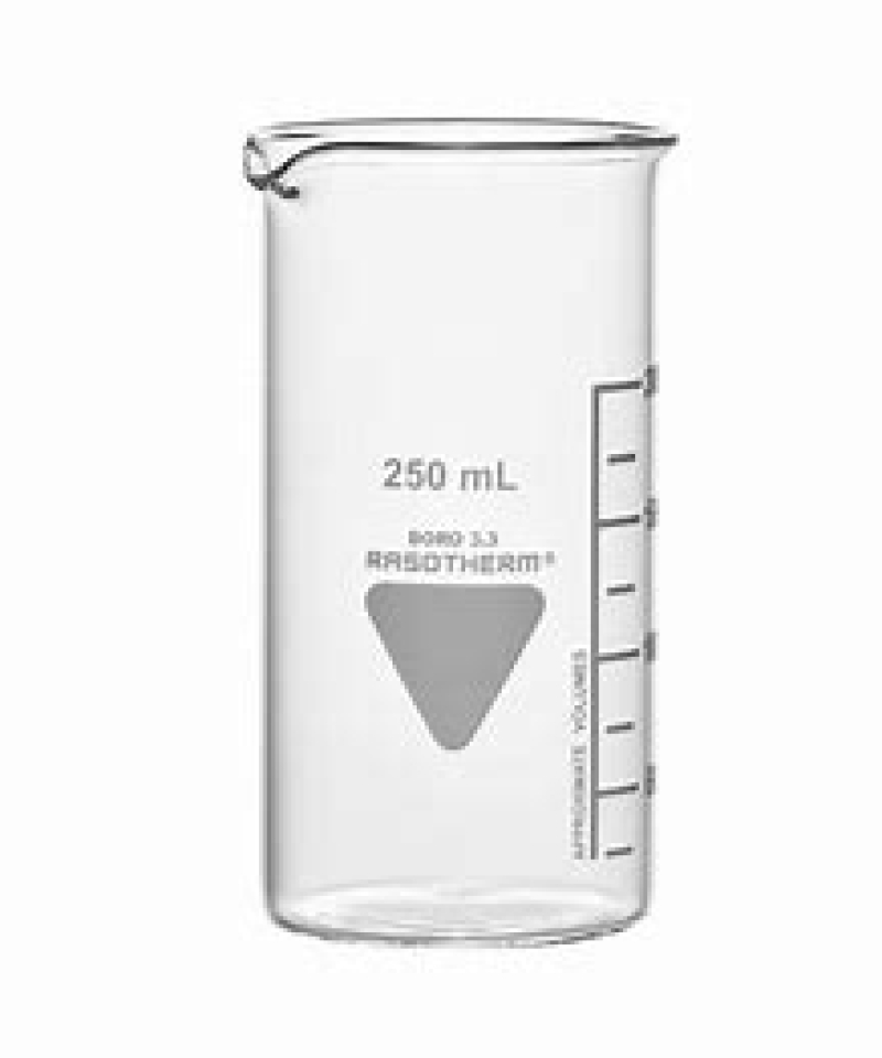 Beaker Rasotherm ISO - Forma alta. Da 25 a 3000 ml.